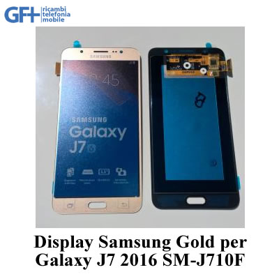 LCD Display GOLD Completo Samsung J7 2016 SM-J710